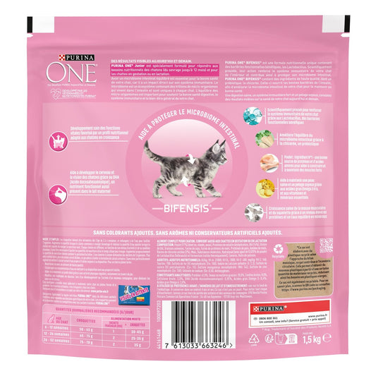 Croquettes pour Chat Junior Poulet Bifensis PURINA ONE