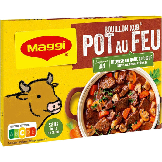 Bouillon Kub Pot-Au-Feu MAGGI la boite de 18 cubes - 180g