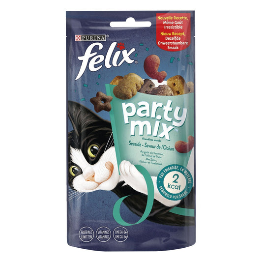 Friandises pour Chat Adulte Ocean Saumon Colin Truite FELIX le sachet de 60 g