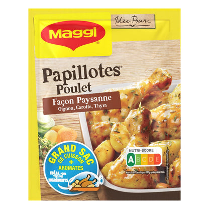Papillotes Poulet Façon Paysanne MAGGI