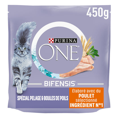 Croquettes pour Chat Spécial Pelage & Boules de Poils au Poulet PURINA ONE