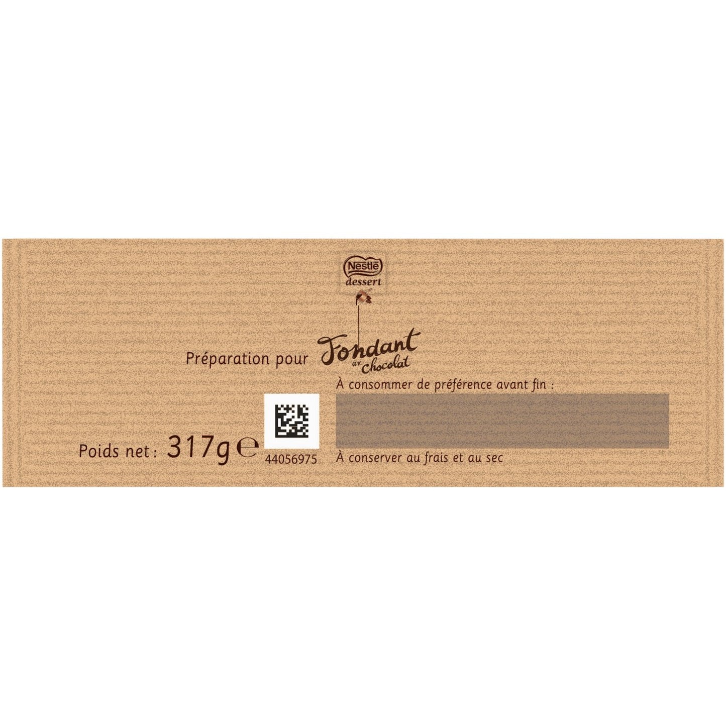 Préparation pour Gâteau Fondant au Chocolat NESTLE DESSERT