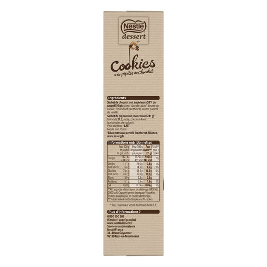 Préparation pour Gâteau Cookies aux Pépites de Chocolat NESTLE DESSERT