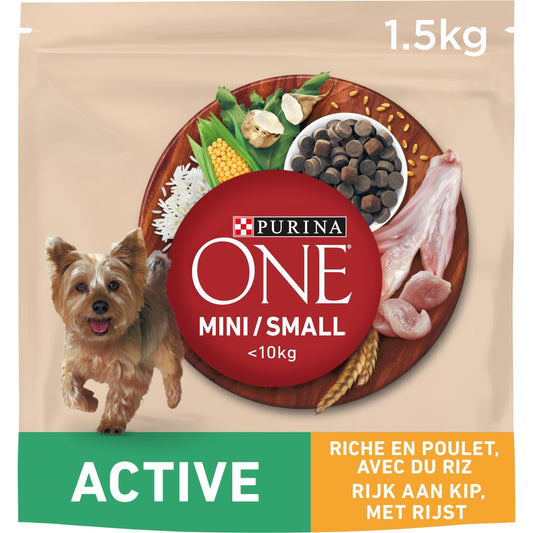 Croquettes pour Chien Adulte Petit <10kg Poulet Riz PURINA ONE