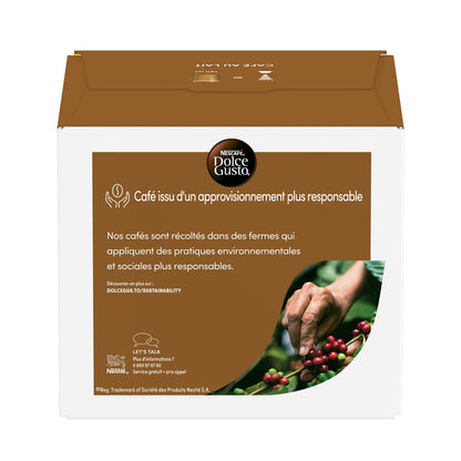Café au Lait Capsules Intensité 7 NESCAFE DOLCE GUSTO