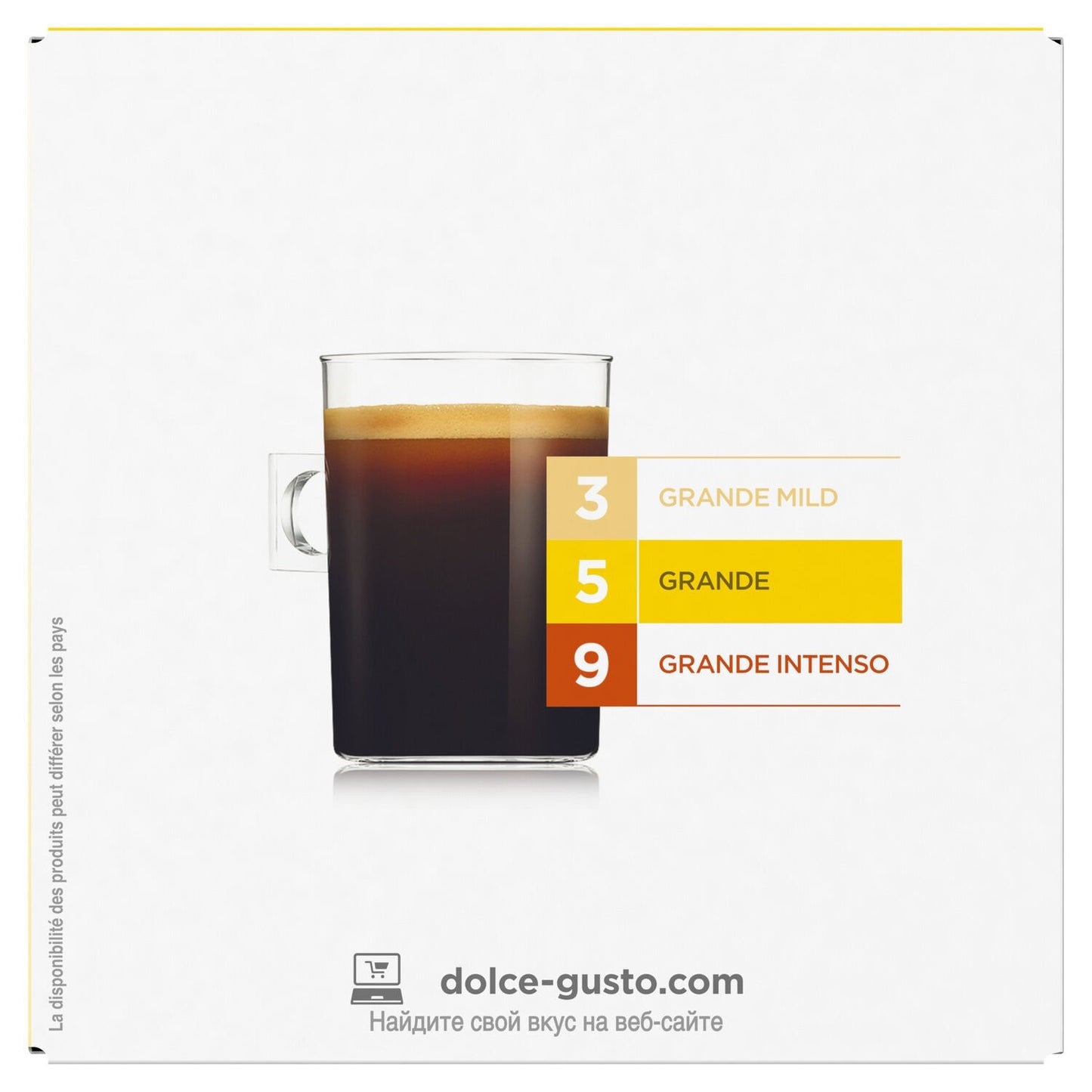 Café Capsules Grande Intensité 5 NESCAFE DOLCE GUSTO
