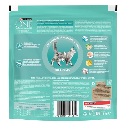 Croquettes pour Chat Sénior Poulet Bifensis PURINA ONE