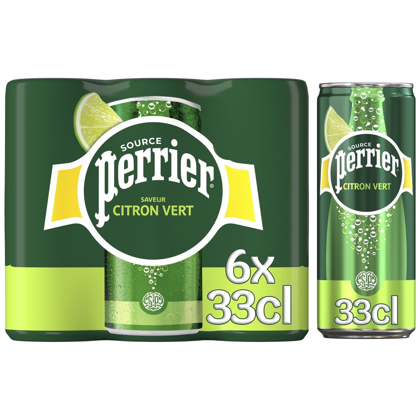 Eau Gazeuse Aromatisée Citron Vert PERRIER