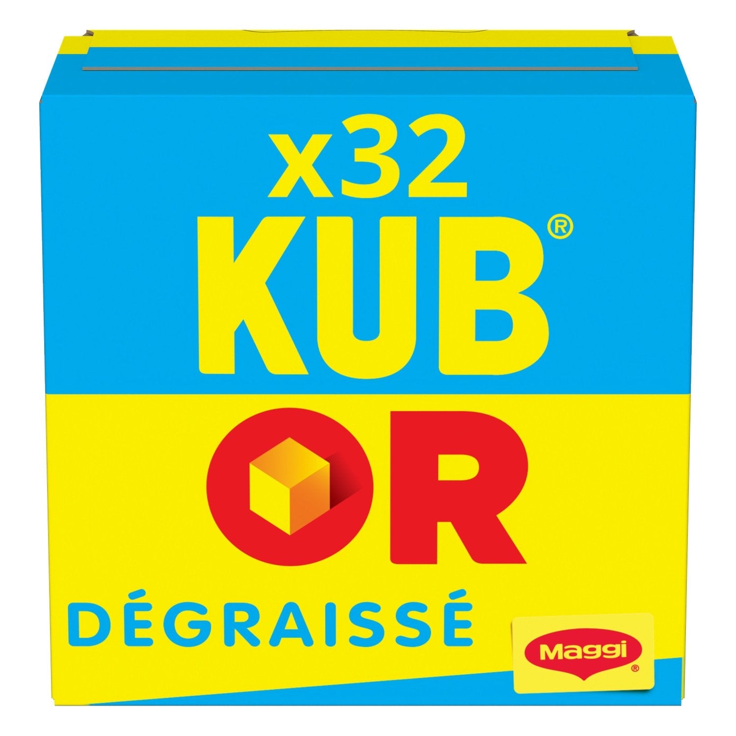 Bouillon Dégraissé KUB OR les 16 bâtonnets de 2 cubes - 128 g