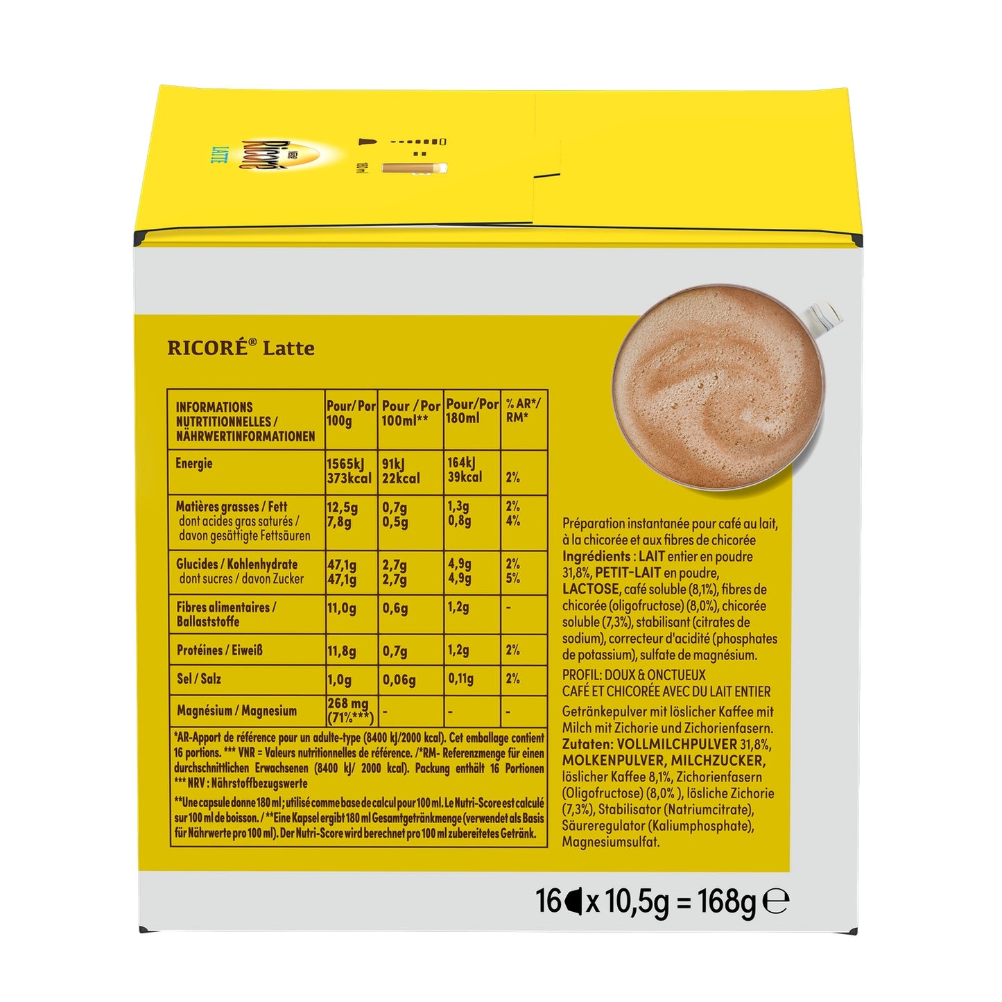 Ricoré Latte Capsules Compatible Dolce Gusto NESCAFE DOLCE GUSTO