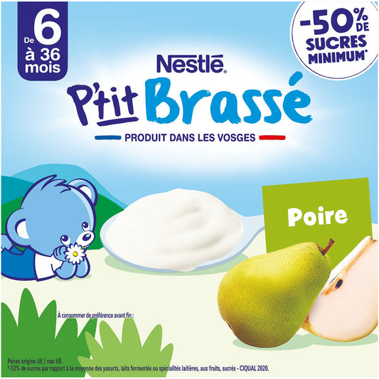Dessert Bébé Dés + 6 Mois, Poire NESTLE