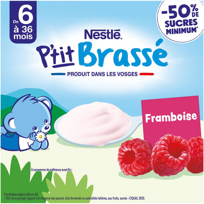 Babydesserts ab 6 Monaten, Erdbeere NESTLE P'TIT BRASSE
