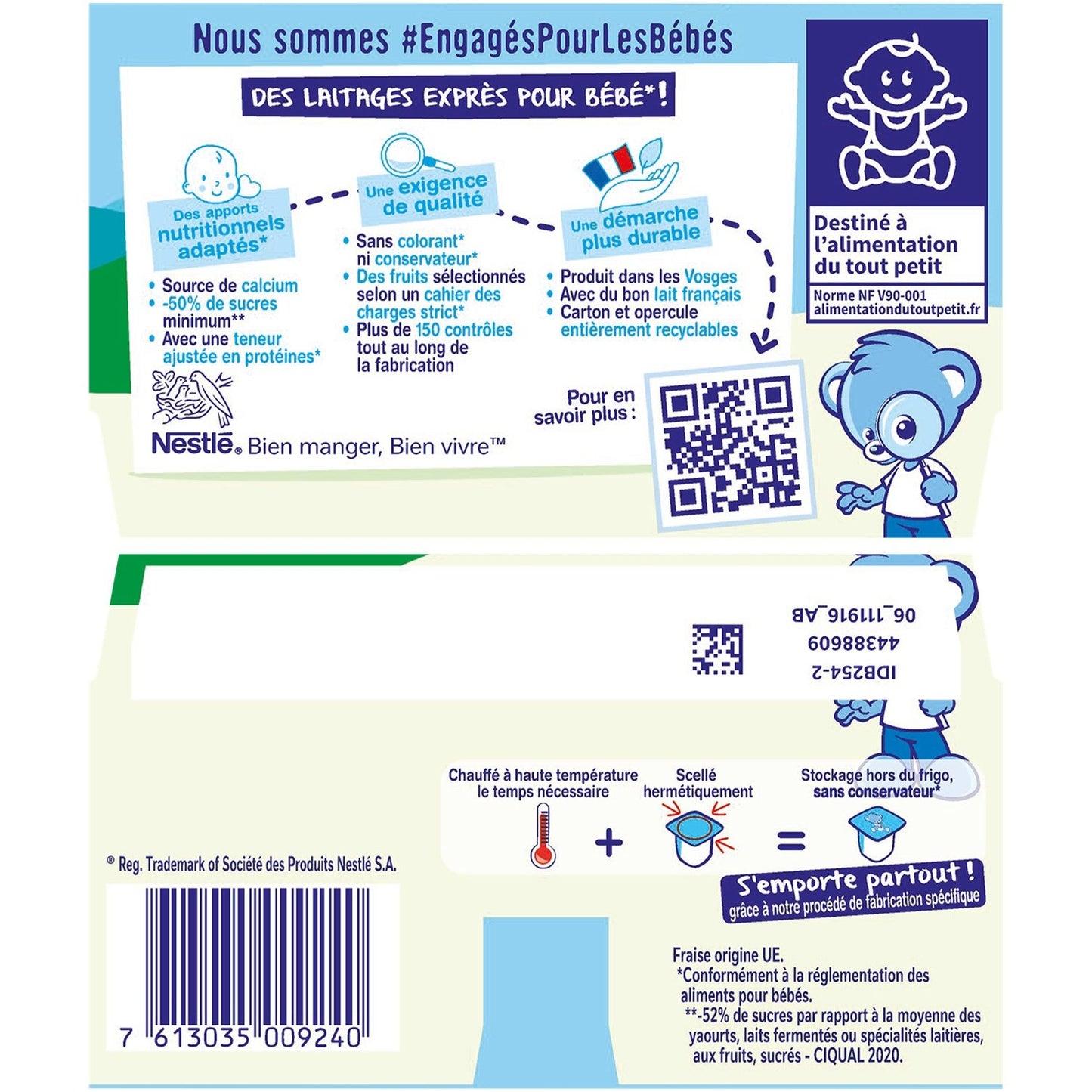 Babydesserts ab 6 Monaten, Erdbeere NESTLE P'TIT BRASSE