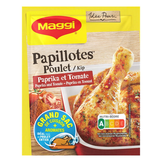 Papillotes Poulet Paprika Tomate MAGGI le sachet de 28 g