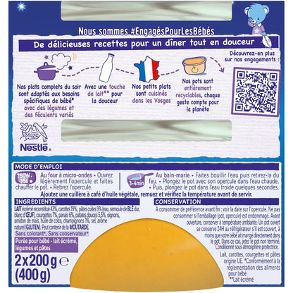Baby Evening Meal From 12 Months Vegetables P'tit Recette NESTLE