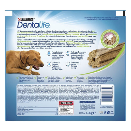 Friandises à Mâcher pour Chien Grand +25kg Hygiène Bucco Dentaire DENTALIFE