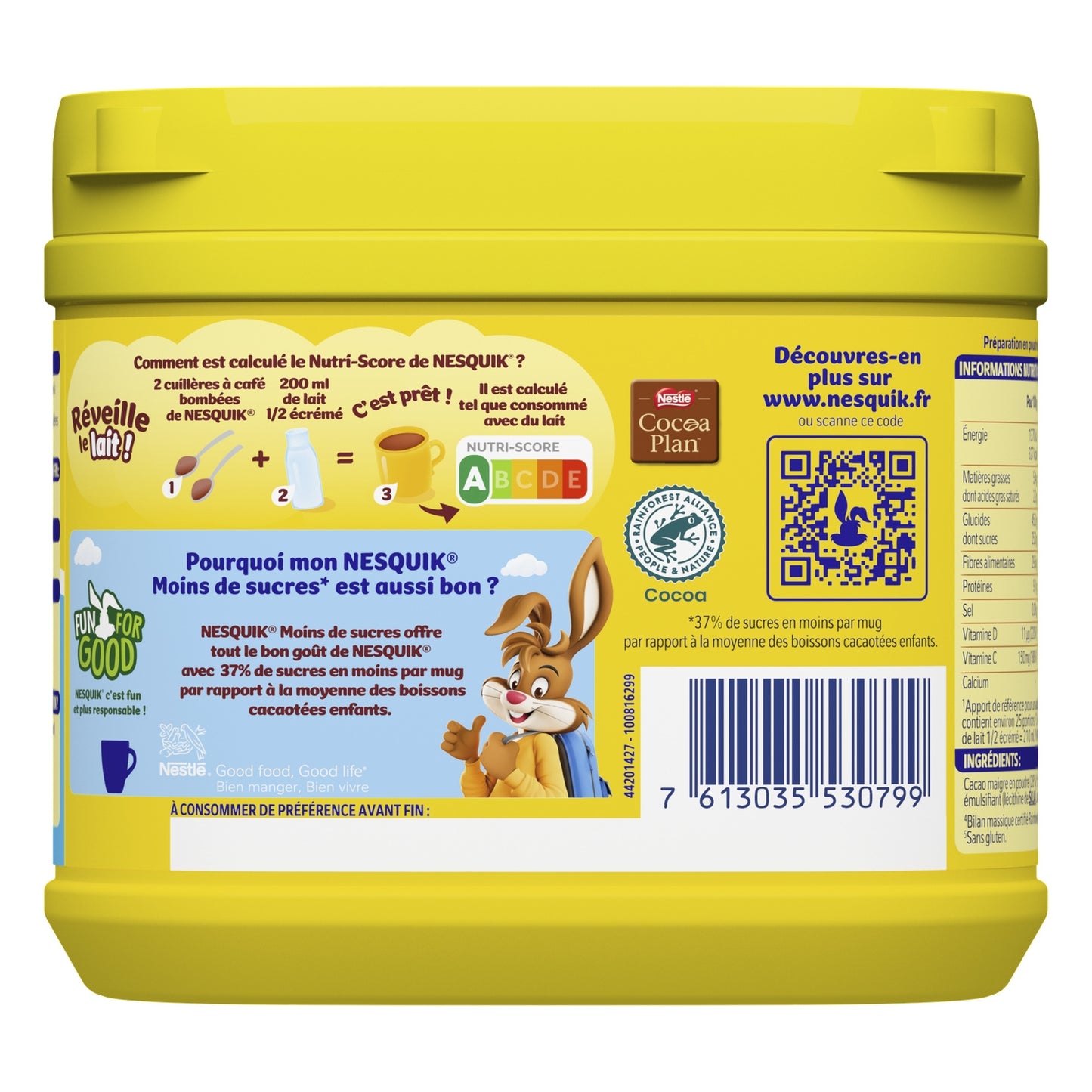 Chocolat en Poudre Cacaotée NESQUIK