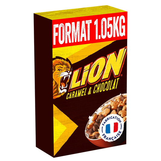 Nestlé Lion Karamell- und Schokoladenmüsli