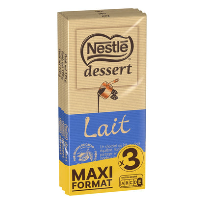Tablette de Chocolat Lait NESTLE DESSERT 