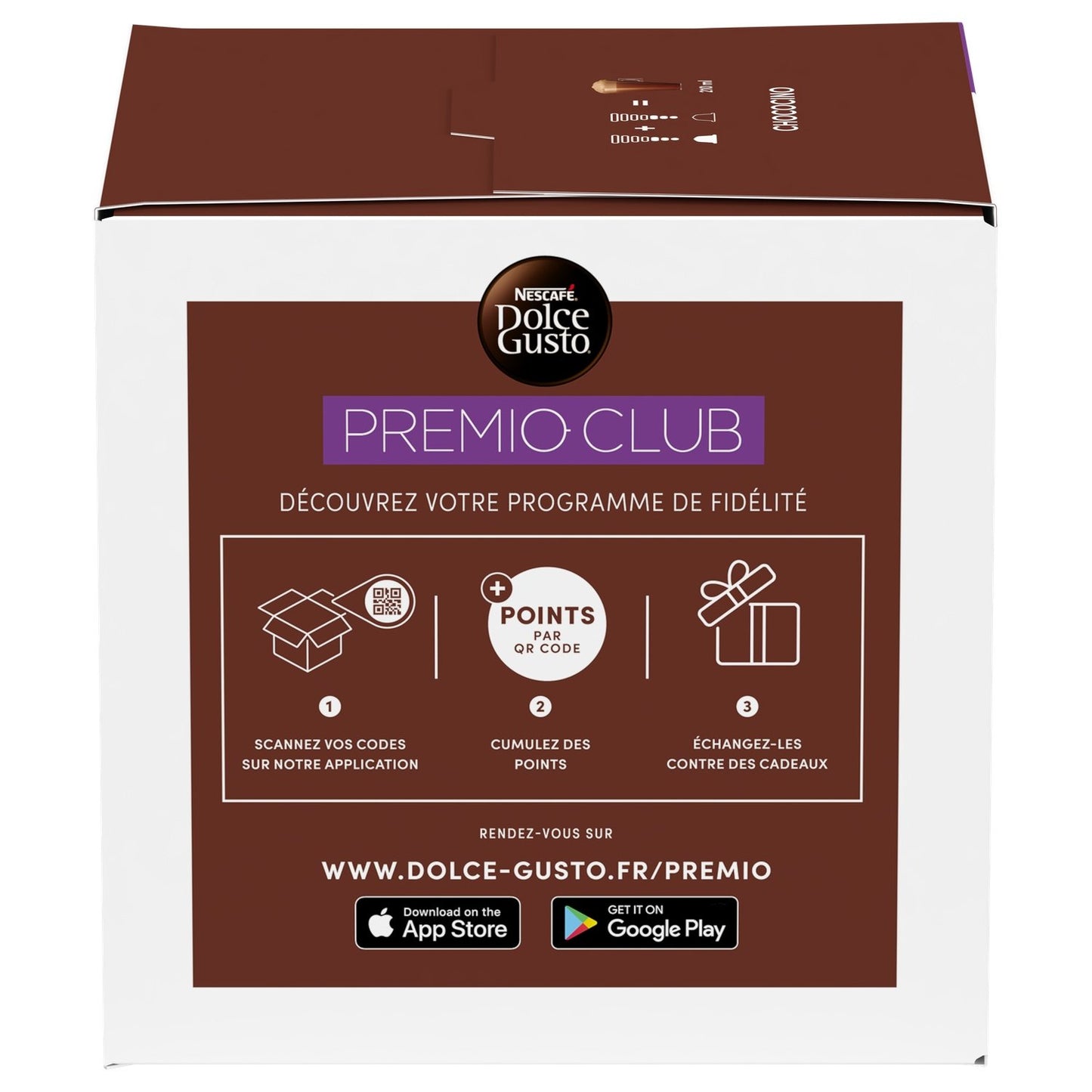 Chocolat Chaud Capsules Chococino NESCAFE DOLCE GUSTO