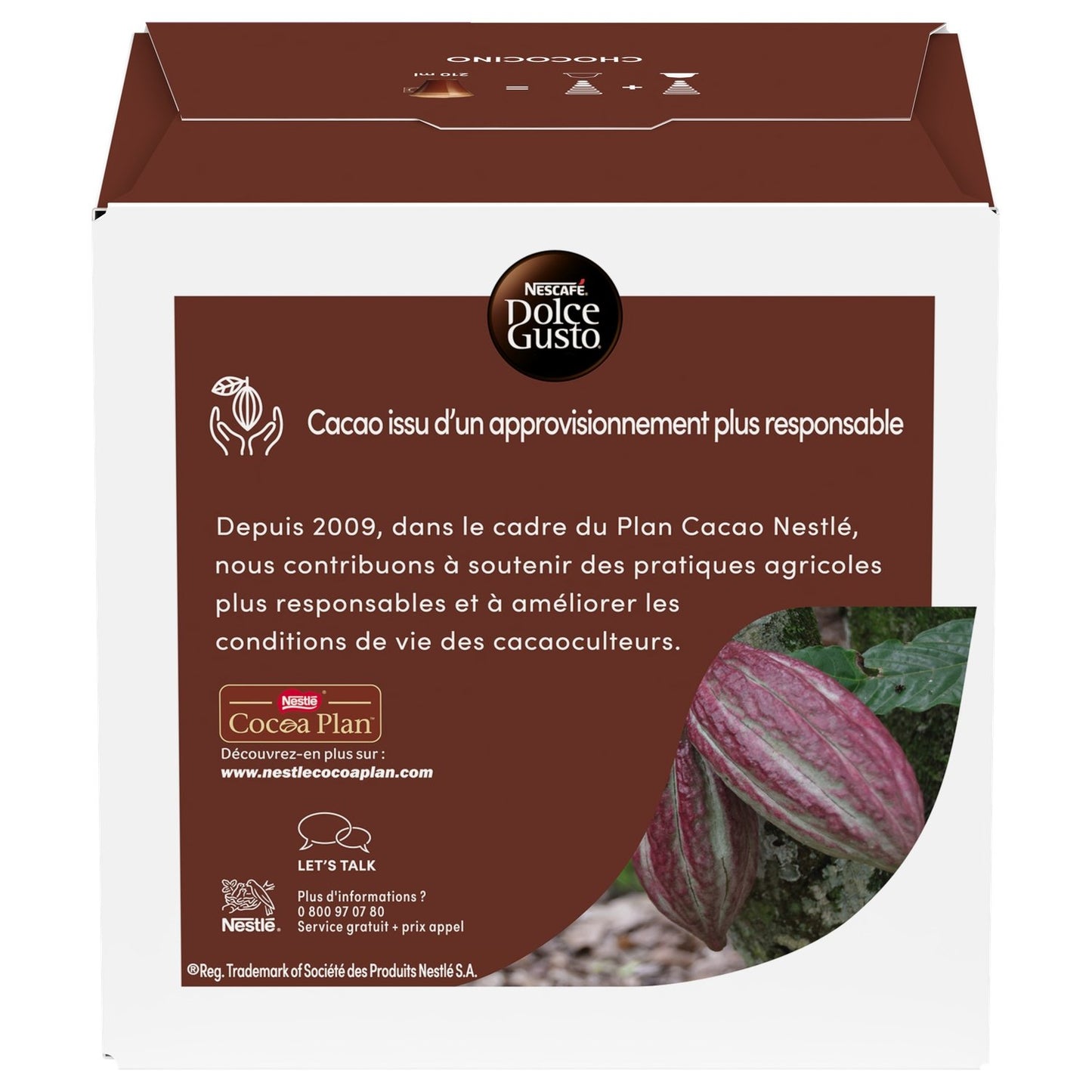 Chocolat Chaud Capsules Chococino NESCAFE DOLCE GUSTO