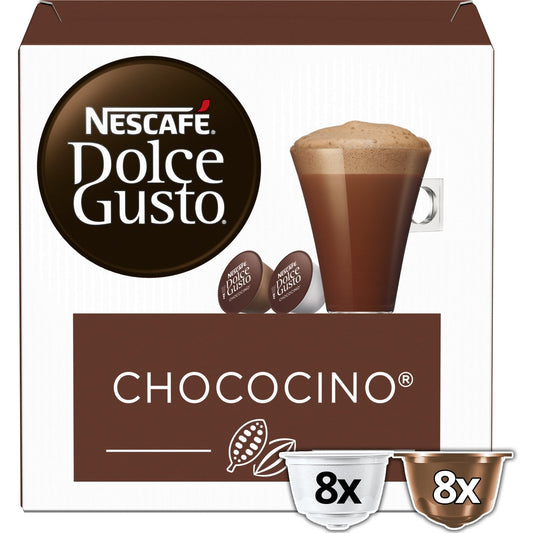 Chocolat Chaud Capsules Chococino NESCAFE DOLCE GUSTO la boîte de 16 capsules
