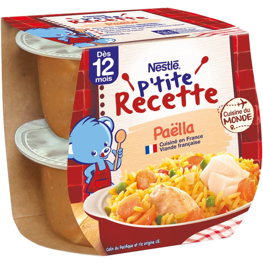 Plat Bébé 12+ Mois Paëlla P'tite Recette NESTLE