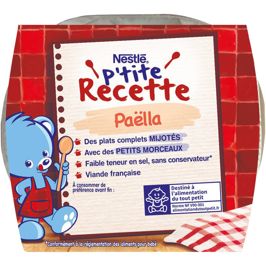 Babygericht 12+ Monate Paella P'tite Rezept NESTLE