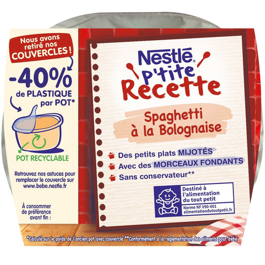 Babygericht ab 8 Monaten Spaghetti Bolognese Kleines Rezept NESTLE