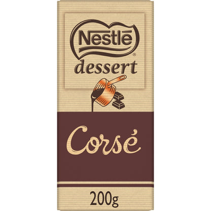 Tablette de Chocolat Noir Dessert Corsé NESTLE