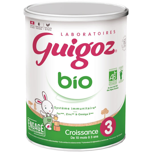 Lait Bébé en Poudre 3ème Âge Bio GUIGOZ