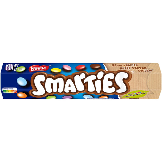 Bonbons Chocolats Lait SMARTIES le tube de 130g