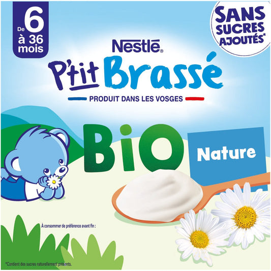 Desserts Bébé Dès 6 Mois Sans Sucres Ajoutés Bio P'TIT BRASSE