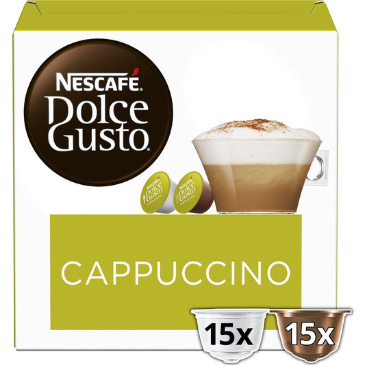 Cappuccino Capsules Compatible Dolce Gusto NESCAFE DOLCE GUSTO la boîte de 30 capsules