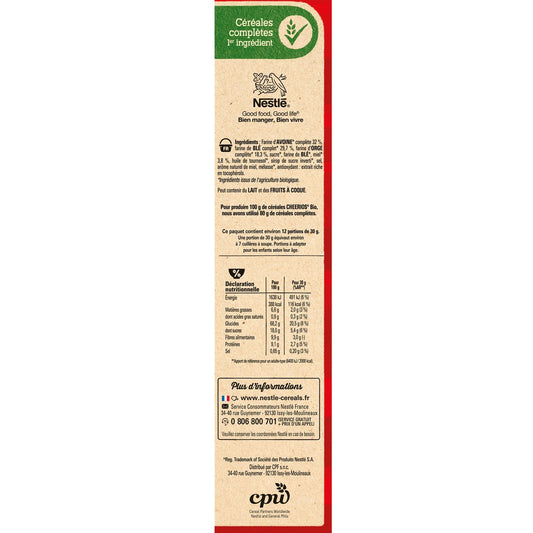 CHEERIOS Organic Honey Cereal