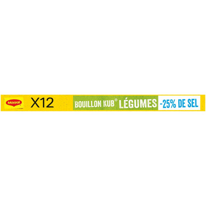Bouillon en Cubes Légumes en Sel Réduit MAGGI