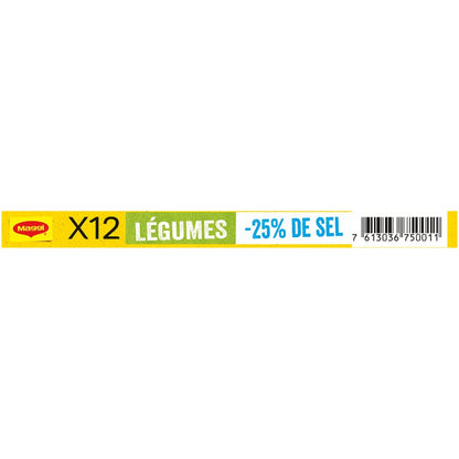 Bouillon en Cubes Légumes en Sel Réduit MAGGI