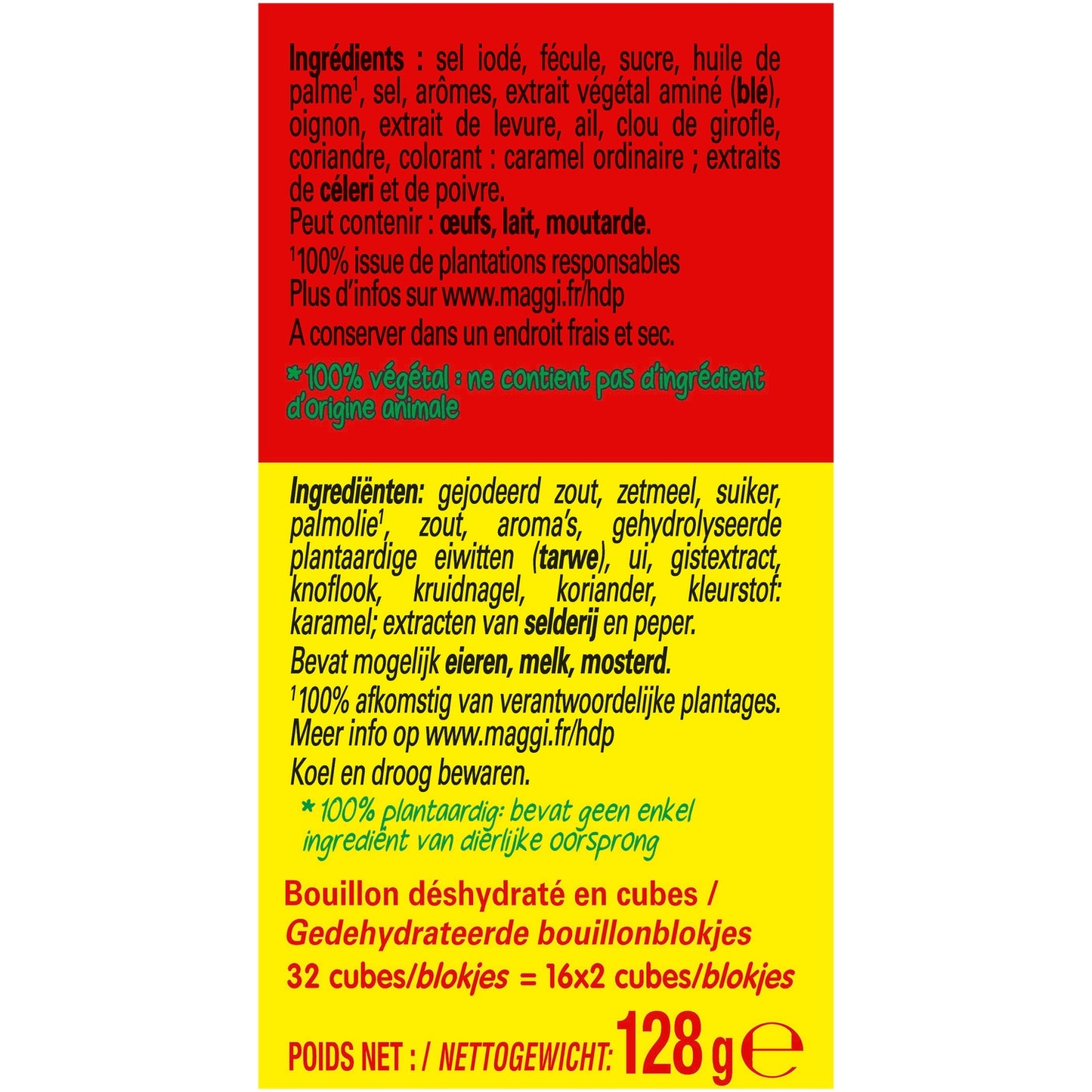 Bouillon en Cubes KUB OR