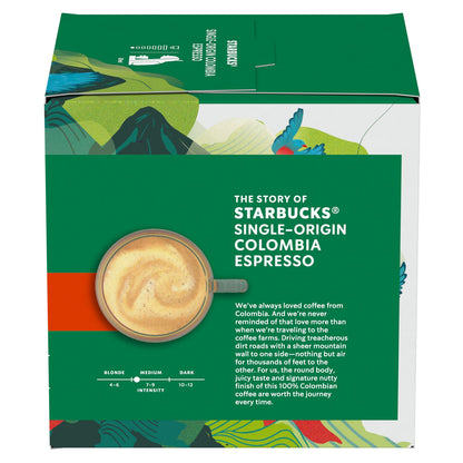 Coffee Capsules Espresso Colombia Intensity 7 Compatible Dolce Gusto STARBUCKS