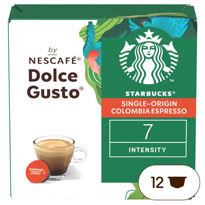 Coffee Capsules Espresso Colombia Intensity 7 Compatible Dolce Gusto STARBUCKS
