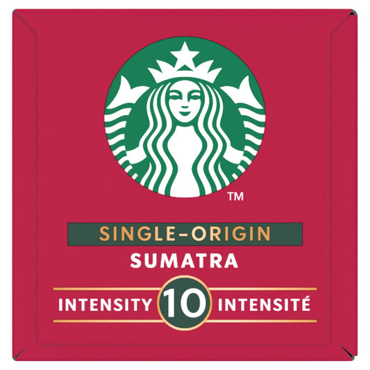 Café Capsules Compatible Nespresso Sumatra Intensité 10 By Nespresso STARBUCKS