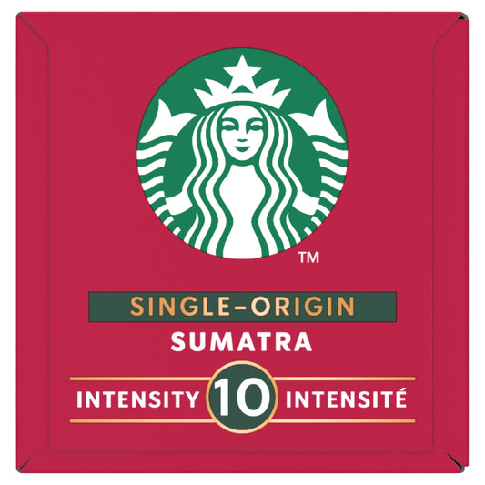 Nespresso Sumatra Intensity 10 kompatible Kapseln von Nespresso STARBUCKS