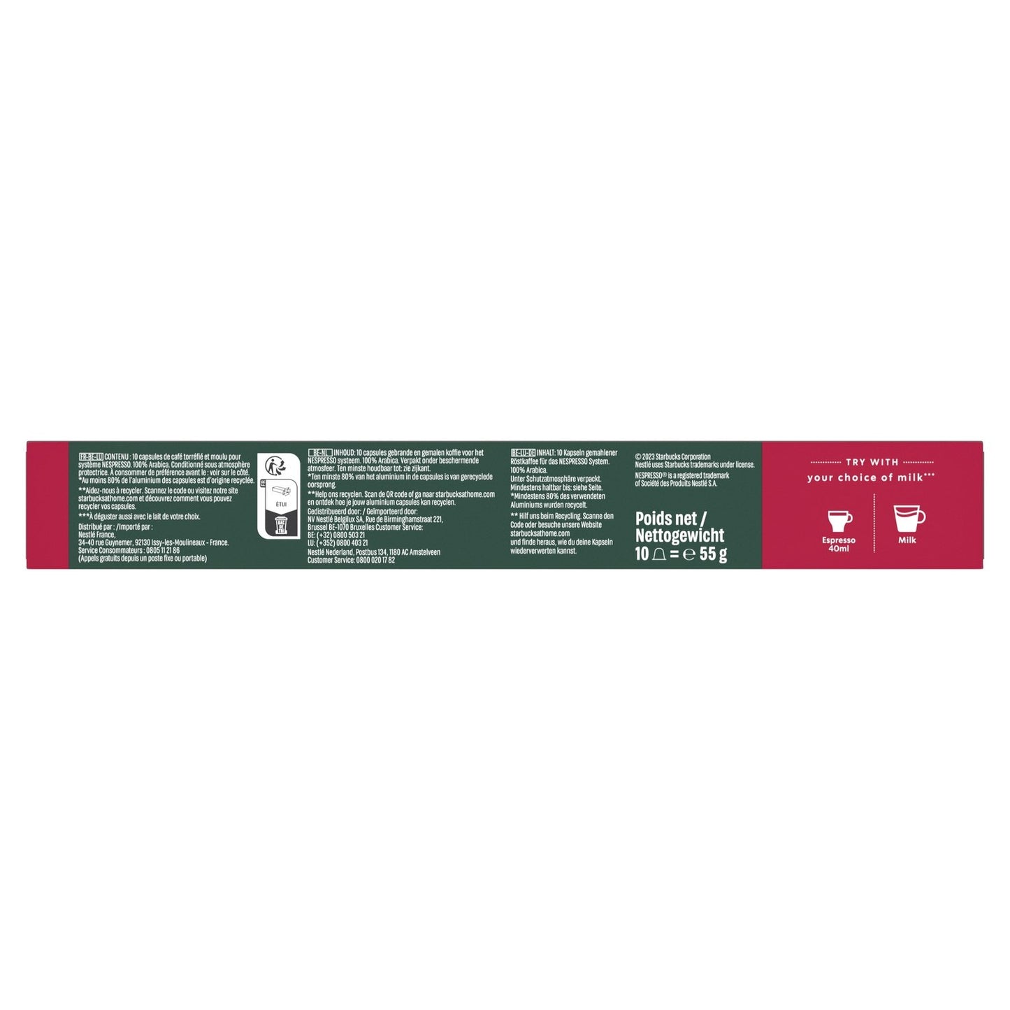 Café Capsules Compatible Nespresso Sumatra Intensité 10 By Nespresso STARBUCKS