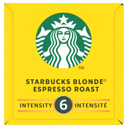 Café Capsules Blonde Espresso Roast Intensité 6 Compatible Nespresso STARBUCKS
