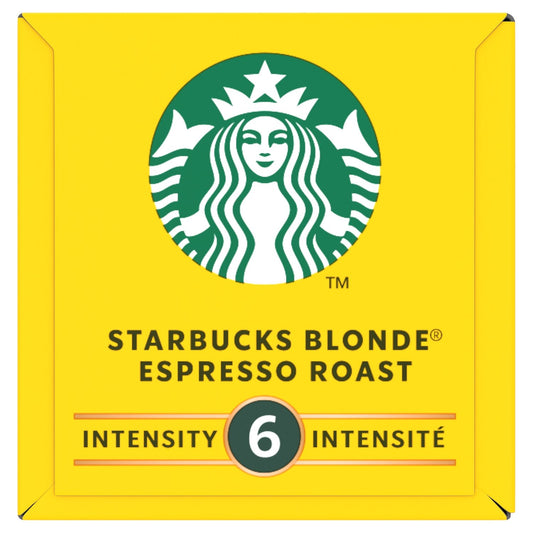 Café Capsules Blonde Espresso Roast Intensité 6 Compatible Nespresso STARBUCKS