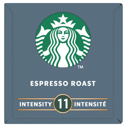 Coffee Capsules Espresso Roast Intensity 11 Compatible Nespresso STARBUCKS