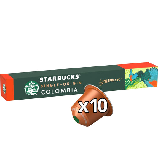 Café Capsules Colombia Intensité 7 Compatible Nespresso STARBUCKS 10 capsules