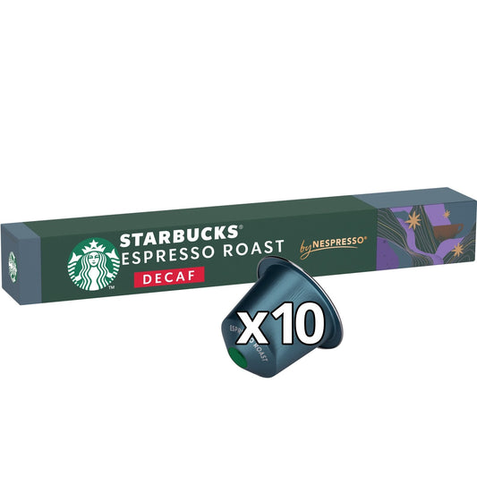Café Capsules Compatible Nespresso Espresso Roast Déca Intensité 11 By Nespresso STARBUCKS