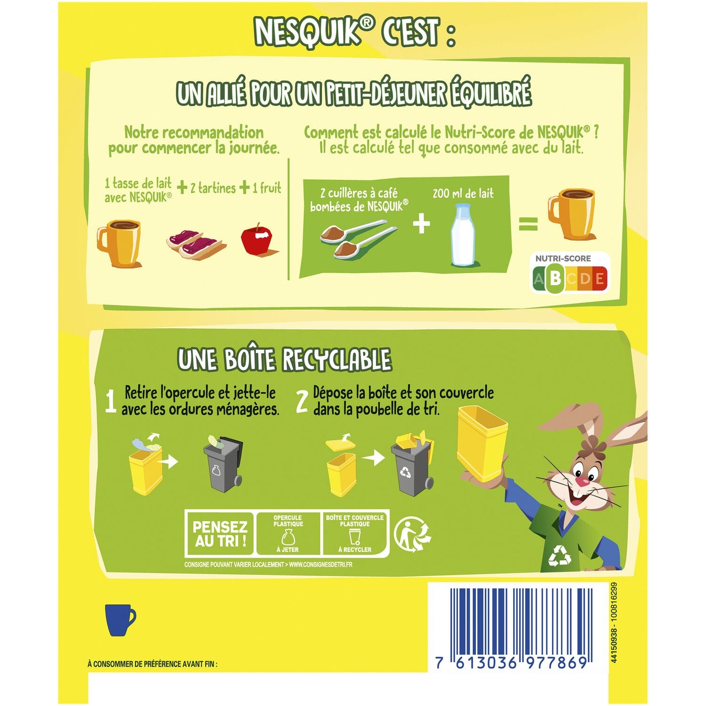 Chocolat Instantané NESQUIK
