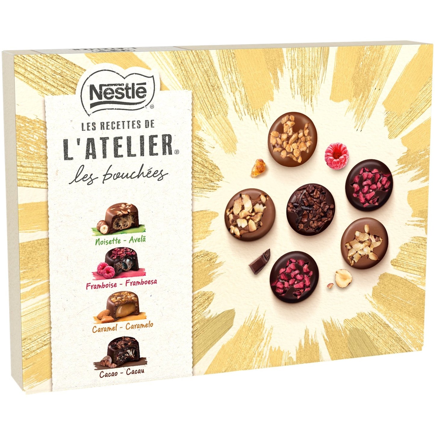 Assortiment de Chocolats Noir et Lait les Bouchées LES RECETTES DE L'ATELIER